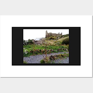 Dunure Castle From Labyrinth, Scotland Posters and Art